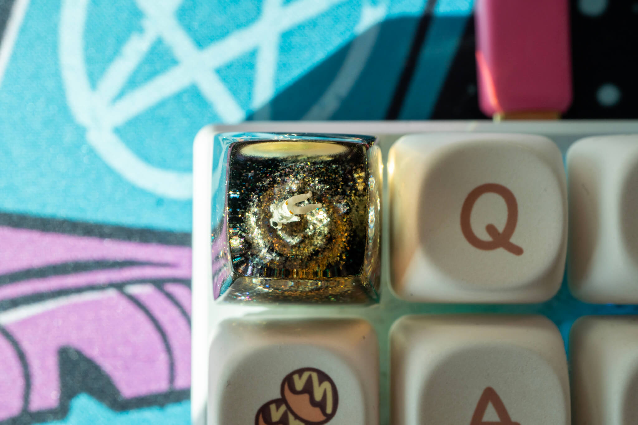 artisan astronaut Keycap artisan astronaut Keycap