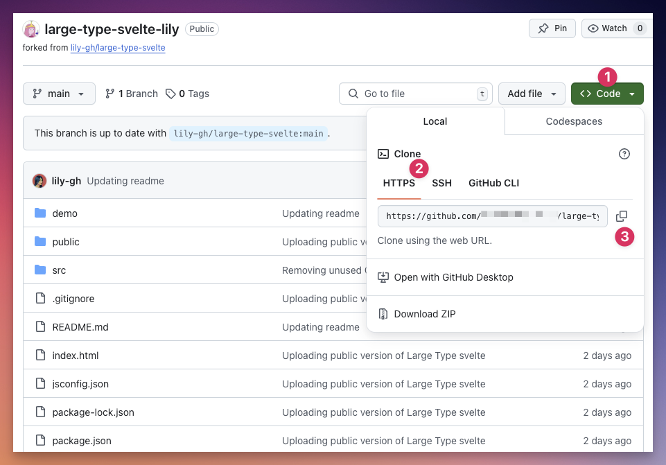Clone your fork repo locally Clone your fork repo locally