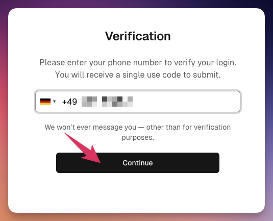 Insert your verification code Insert your verification code